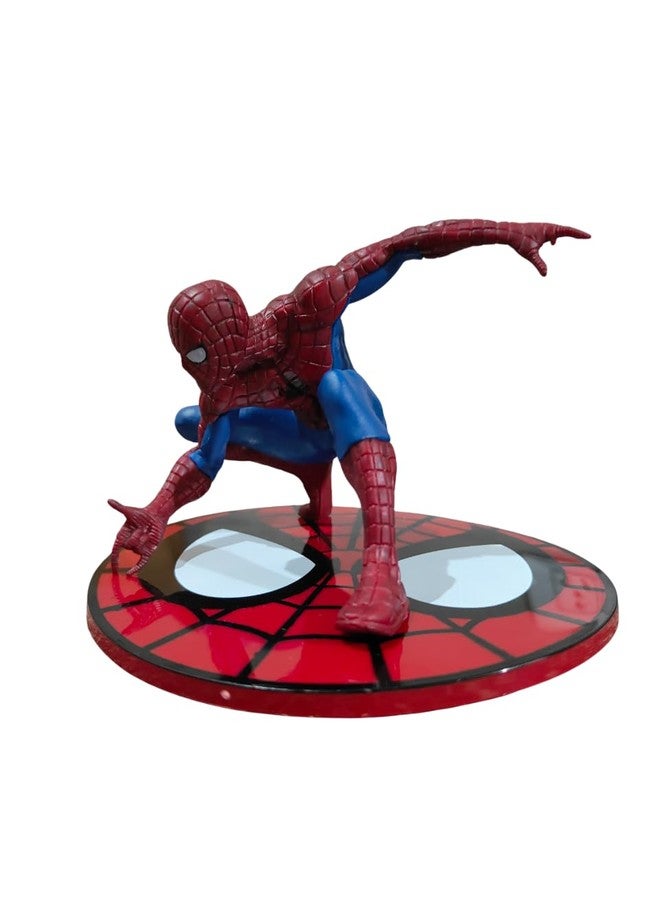 FowWelt Action Figure Miniature Toy Figure Special Edition for Car Dashboard, Decoration, Cake, Office Desk & Study Table - Spidermen - Image 2